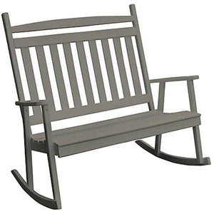 Yellow Pine Double Classic Porch Rocker - The Charming Bench Company