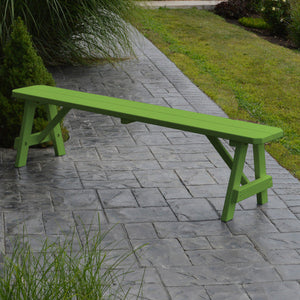 Yellow Pine Traditional Backless Bench – Size 5ft, 6ft, 8ft Picnic Bench