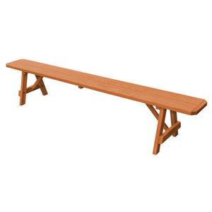 Yellow Pine Traditional Backless Bench – Size 5ft, 6ft, 8ft Picnic Bench