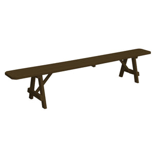 Yellow Pine Traditional Backless Bench – Size 5ft, 6ft, 8ft Picnic Bench