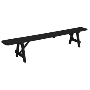 Yellow Pine Traditional Backless Bench – Size 5ft, 6ft, 8ft Picnic Bench