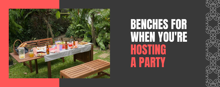 Benches For When You're Hosting A Party - The Charming Bench Company