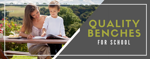 Top School Outdoor Benches for your Students - The Charming Bench Company