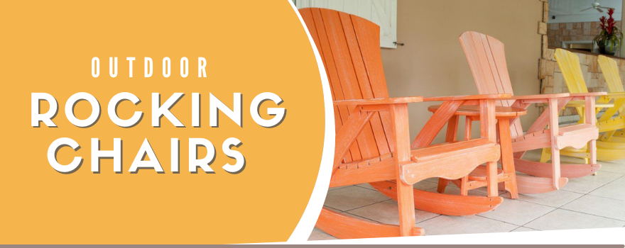 Best Composite Outdoor Rocking Chair The Charming Bench Company