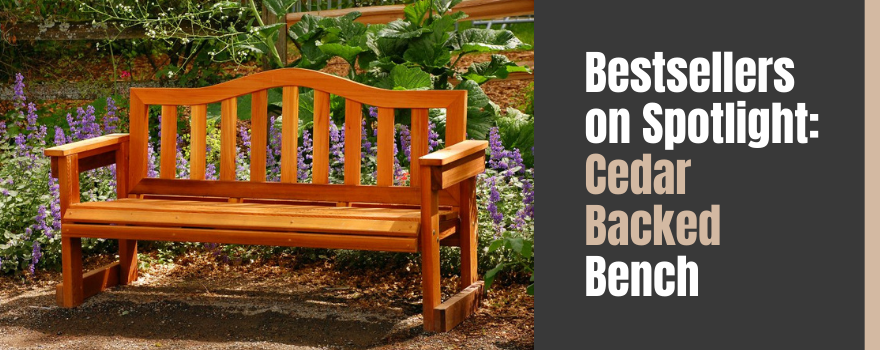 Bestsellers on Spotlight: A Hollywood Date with our Cedar Backed Bench - The Charming Bench Company