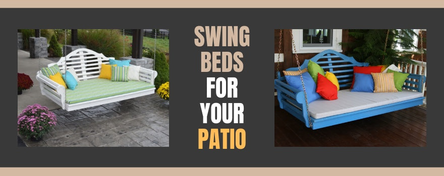 The Top Selling Swing Beds To Add To Your Patio - The Charming Bench Company