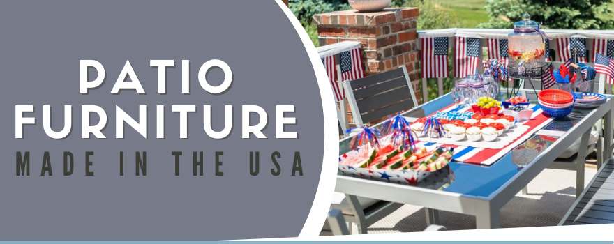 Guide to Patio Furniture Made in the USA - The Charming Bench Company