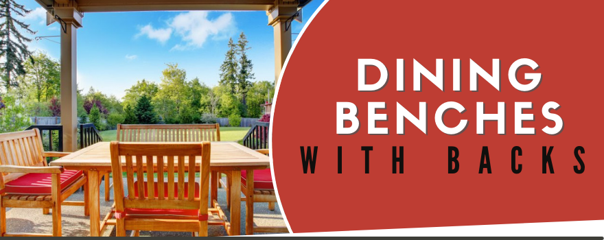 The Best Dining Benches with Backs for Entertaining