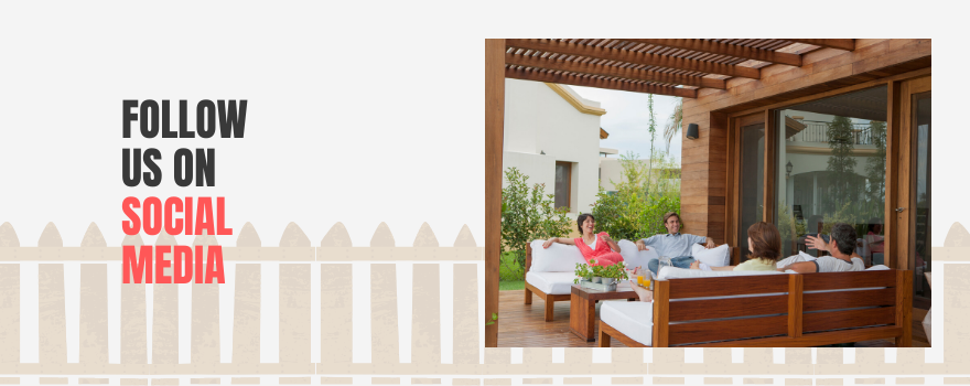 Follow Us on Social Media - The Charming Bench Company