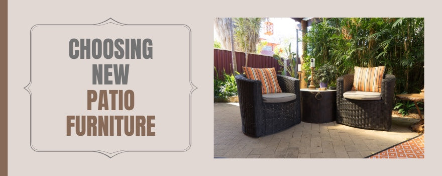 Choosing New Patio Furniture - The Charming Bench Company