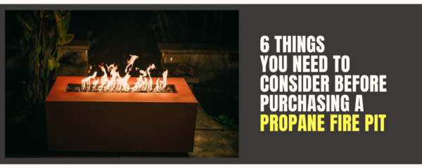 Faux Wood Compact Propane Fire Pit