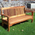 wood memorial benches