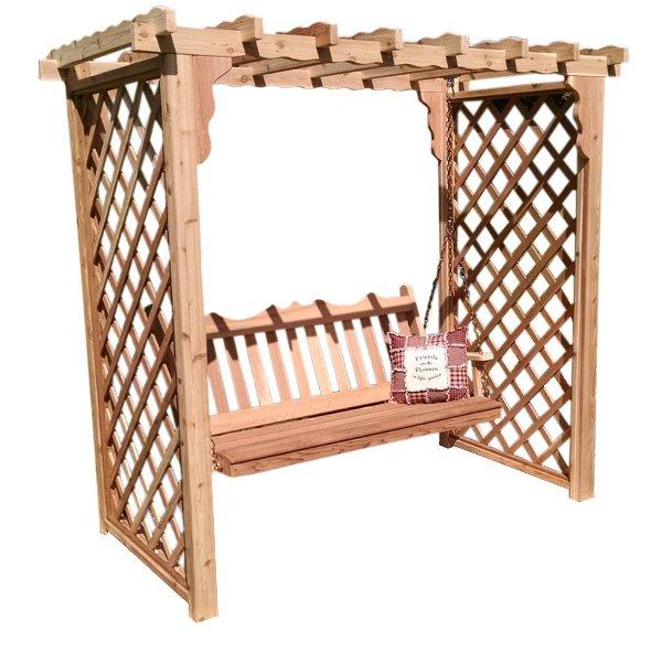 Garden Arbor with Swing