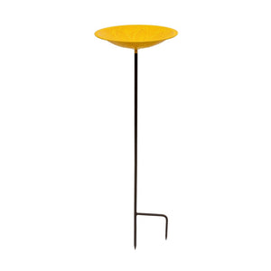 12" Lolly Embossed Birdbaths with Garden Stake Birdbath