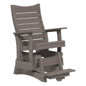 2' Contour Balcony Glider Porch Swing Coastal Gray