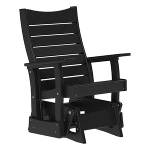 2' Contour Glider Porch Swing Black