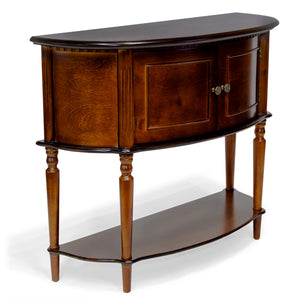 2-Door Display Hutch - Cherry Finish by All Things Cedar Storage Benches