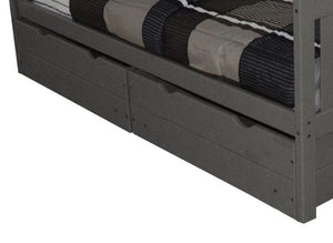 2 Piece Drawers Drawers Twin / Graphite Paint