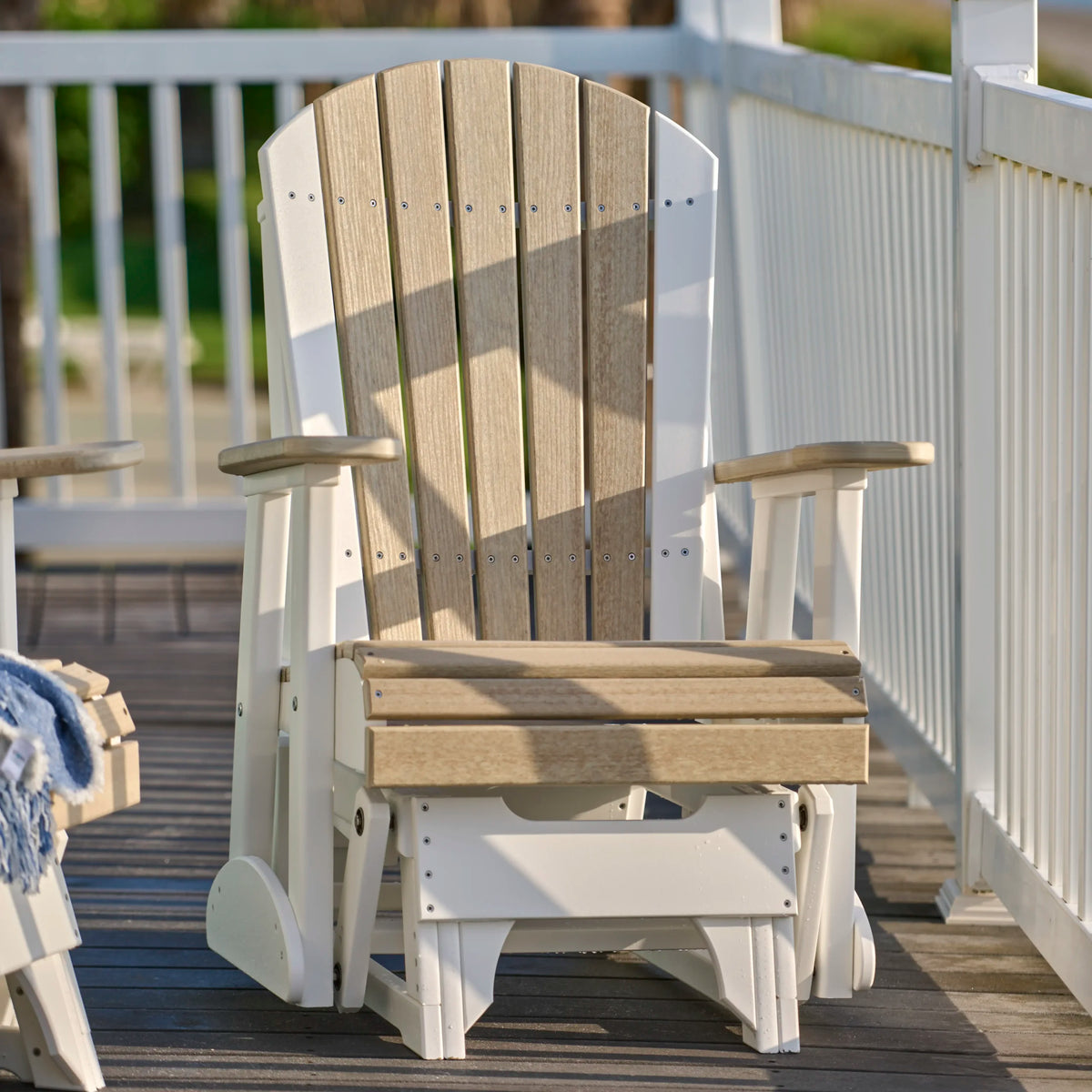 2ft Adirondack Glider Outdoor Glider
