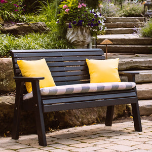 2ft and 4ft Plain Bench by LuxCraft Outdoor Glider