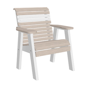 2ft and 4ft Plain Bench by LuxCraft Outdoor Glider 2ft / Birch & White