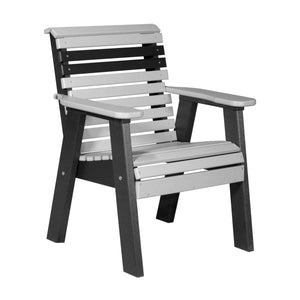 2ft and 4ft Plain Bench by LuxCraft Outdoor Glider 2ft / Dove Gray & Black