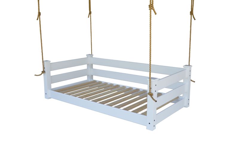 Homestead Hanging Daybed with Rope or Chain - Twin or Full