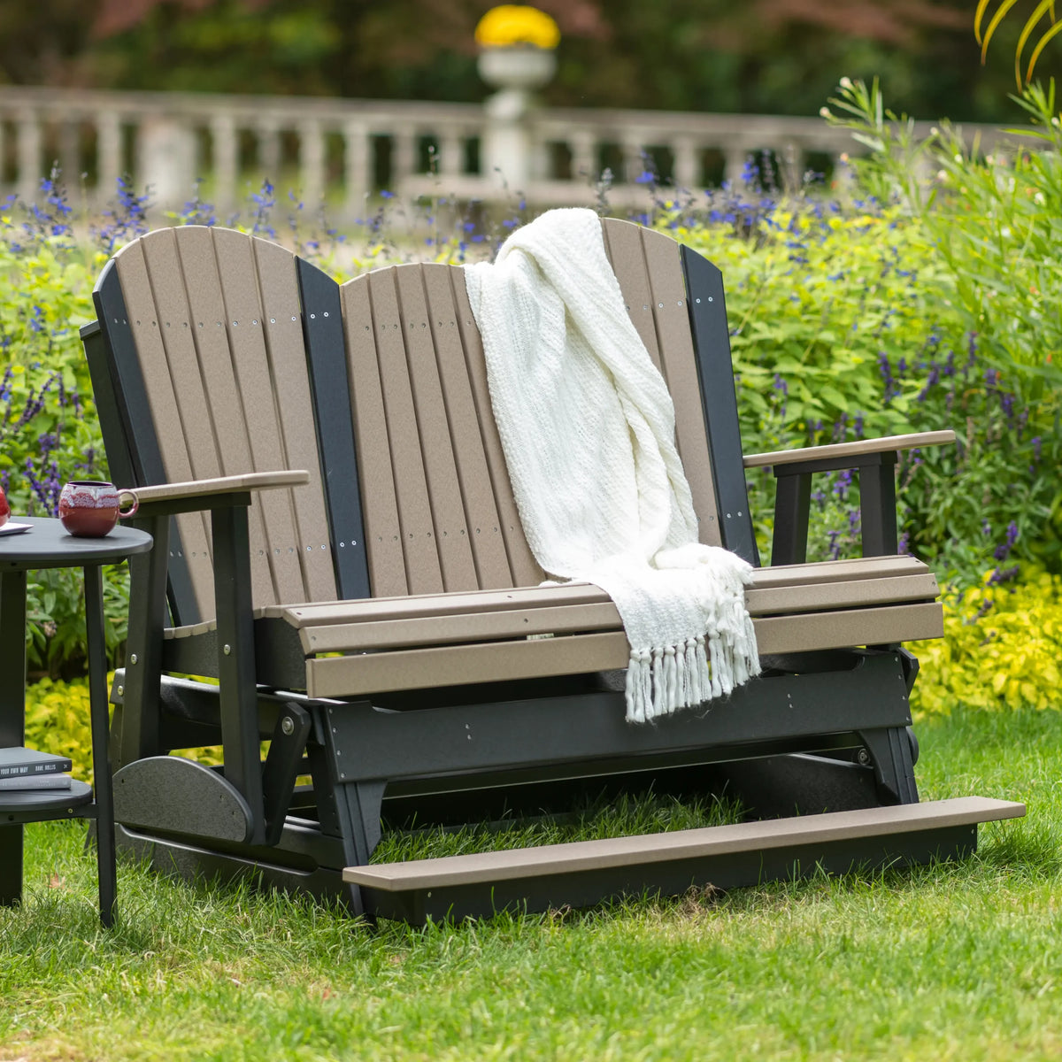 4' and 5' Adirondack Balcony Glider Outdoor Glider