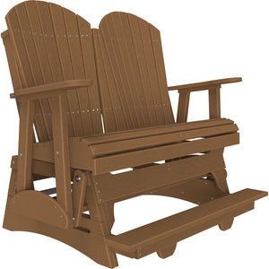 4' and 5' Adirondack Balcony Glider Outdoor Glider 4ft / Antique Mahogany