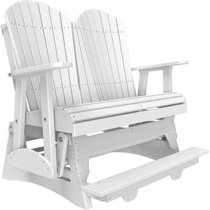4' and 5' Adirondack Balcony Glider Outdoor Glider 4ft / White