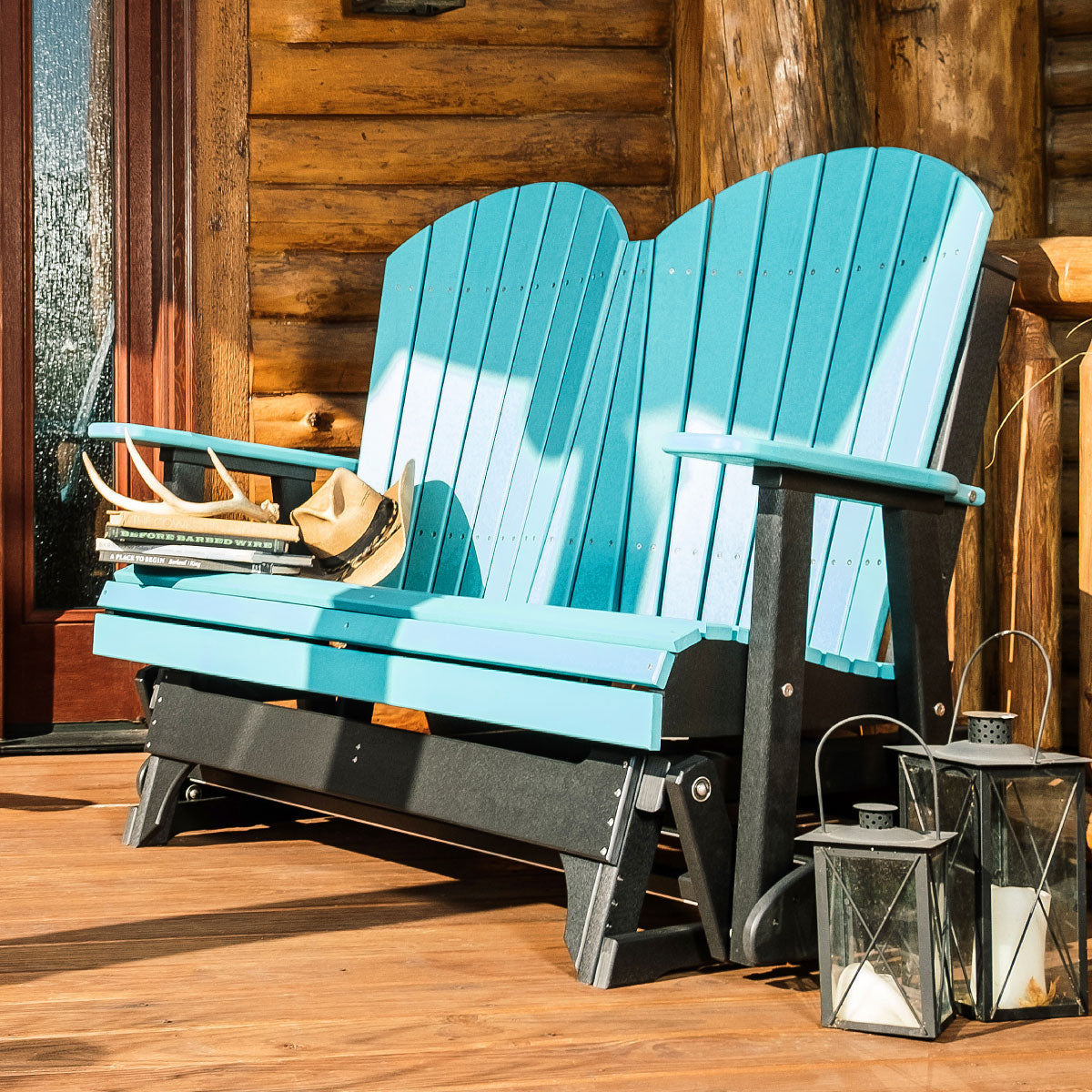 4 ft and 5ft Adirondack Glider Outdoor Glider