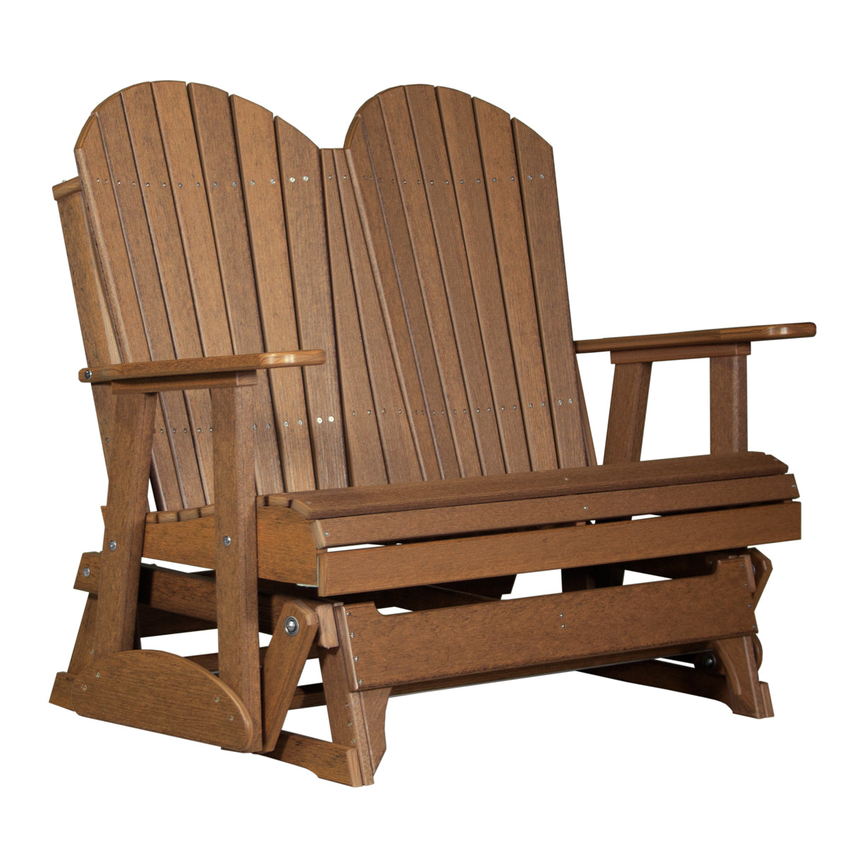 4 ft and 5ft Adirondack Glider Outdoor Glider 4ft / Antique Mahogany