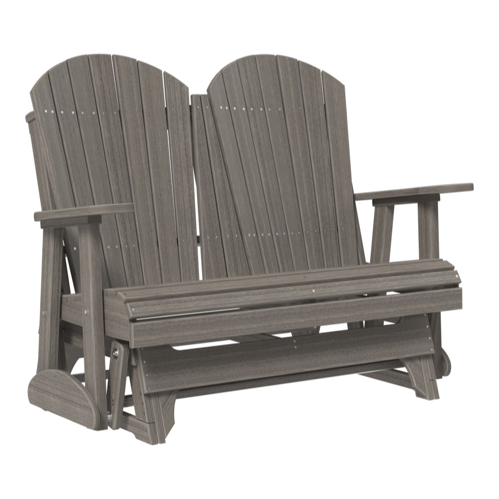 4 ft and 5ft Adirondack Glider Outdoor Glider 4ft / Coastal Gray