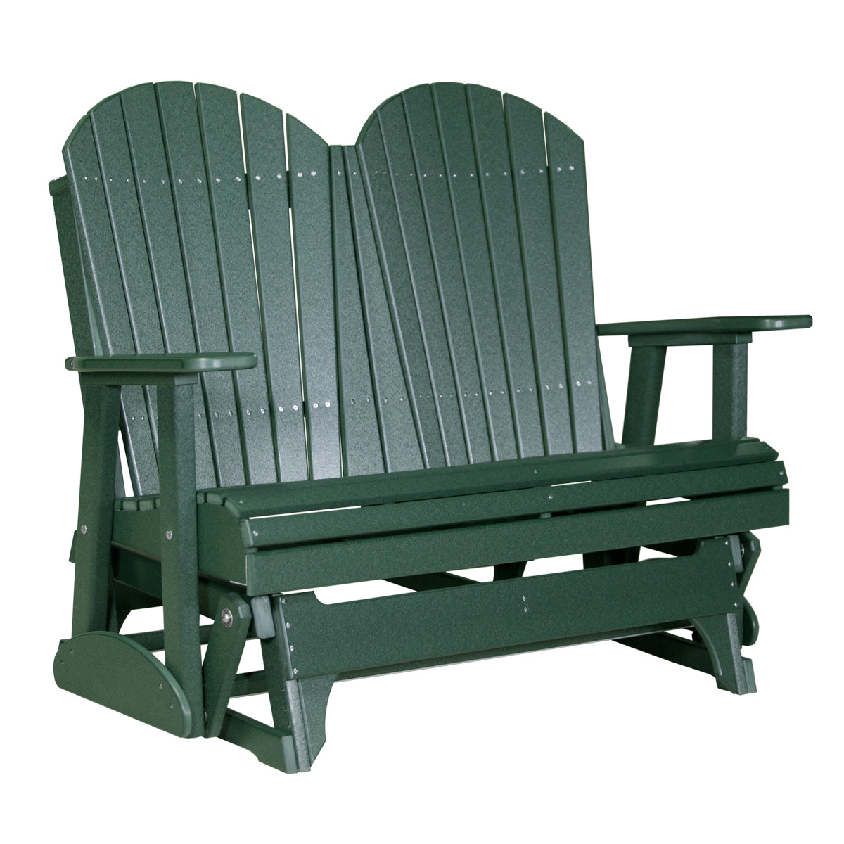 4 ft and 5ft Adirondack Glider Outdoor Glider 4ft / Green