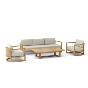 4-pc Junus Outdoor Deep Seating Set Susan