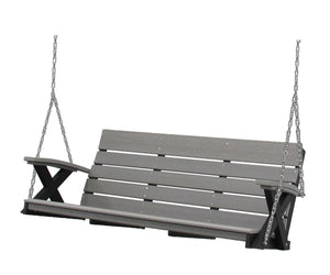 5 Ft Poly Galaxy Swing by Hershy Way Porch Swing