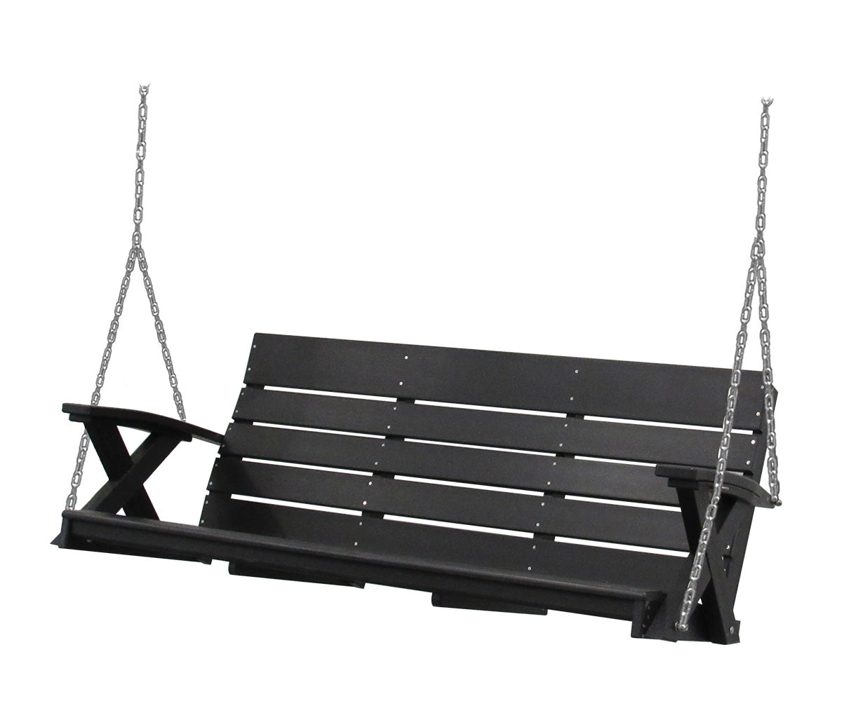5 Ft Poly Galaxy Swing by Hershy Way Porch Swing