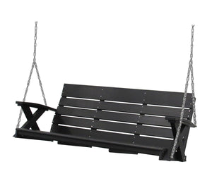 5 Ft Poly Galaxy Swing by Hershy Way Porch Swing