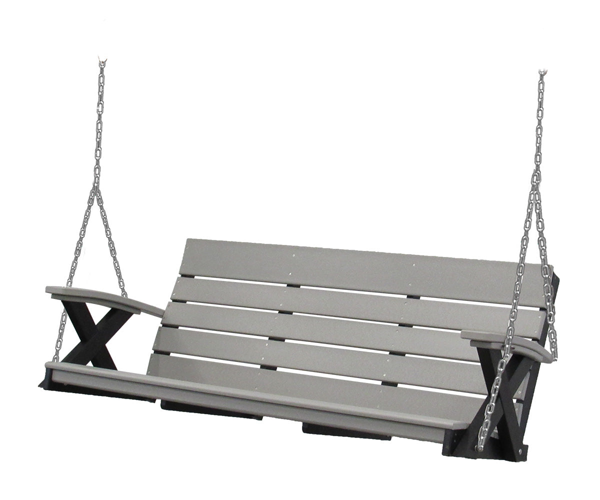 5 Ft Poly Galaxy Swing by Hershy Way Porch Swing