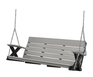 5 Ft Poly Galaxy Swing by Hershy Way Porch Swing
