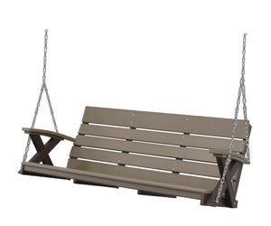 5 Ft Poly Galaxy Swing by Hershy Way Porch Swing