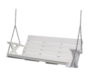 5 Ft Poly Galaxy Swing by Hershy Way Porch Swing