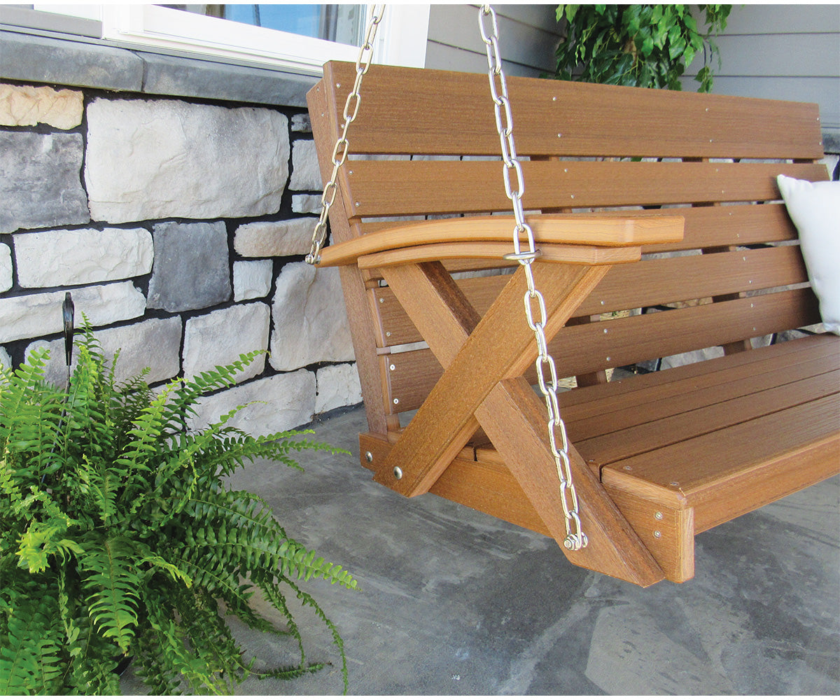 5 Ft Poly Galaxy Swing by Hershy Way Porch Swing