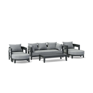 6-pc Coronado Aluminum Deep Seating Set Susan