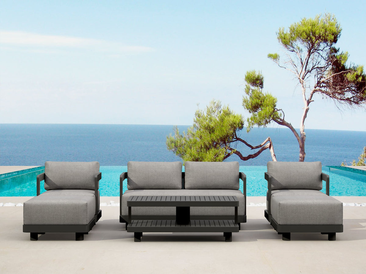 6-pc Granada Aluminum Deep Seating Susan