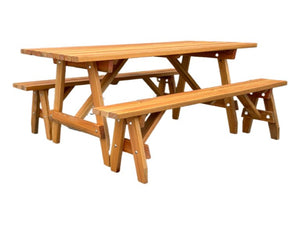 6' Picnic Table & Benches – Durable Outdoor Seating Picnic Bench