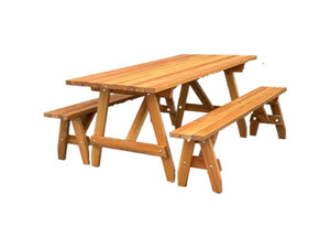 6' Picnic Table & Benches – Durable Outdoor Seating Picnic Bench