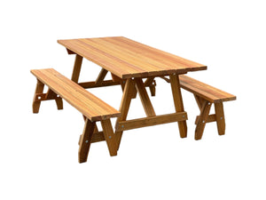6' Picnic Table & Benches – Durable Outdoor Seating Picnic Bench