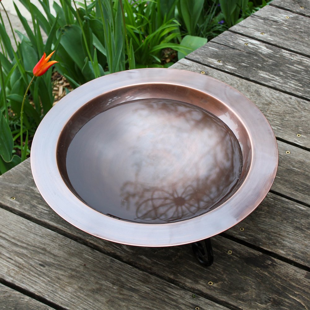 18" Classic Copper Birdbath Bowl by Achla Designs