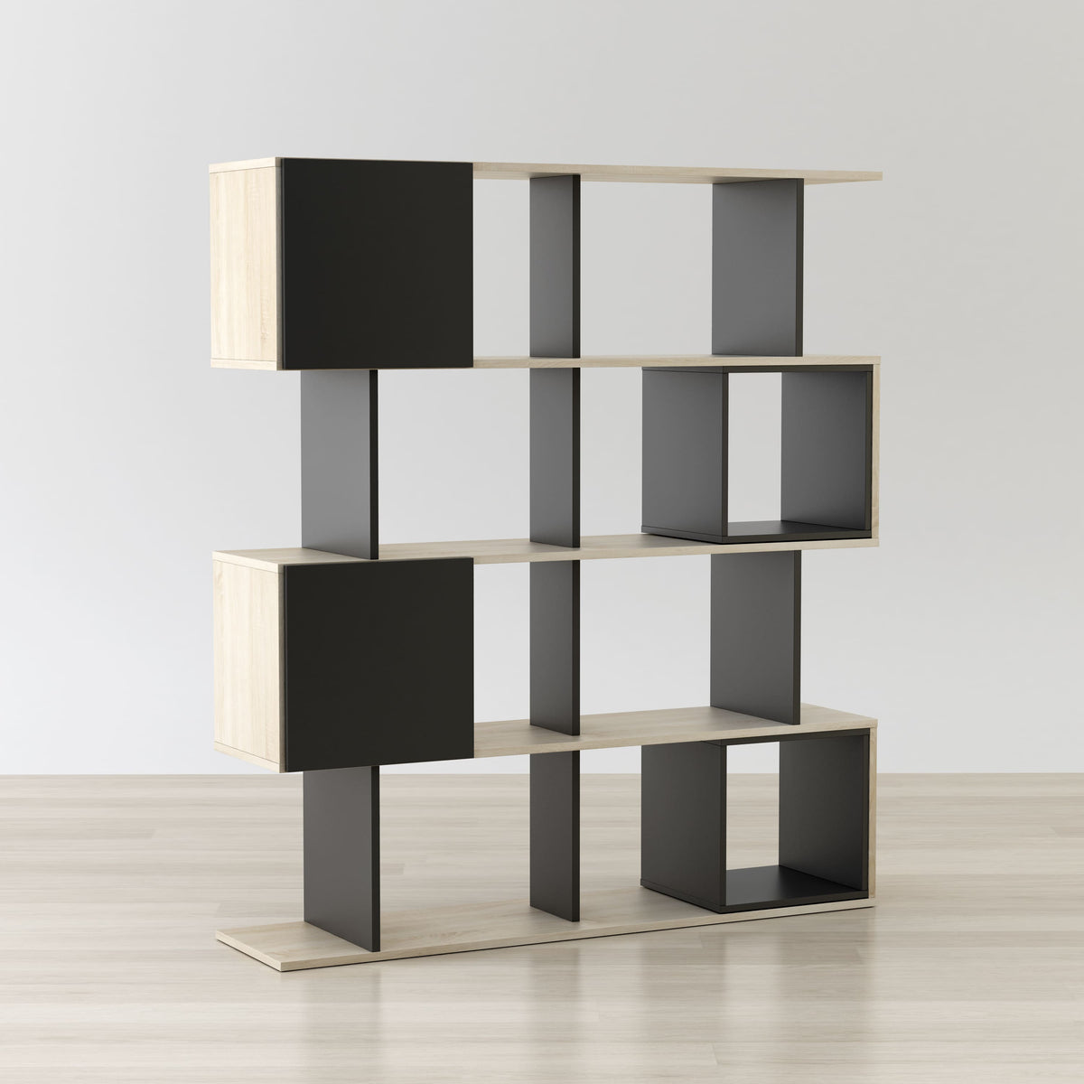 Alliance Geometric Bookcase - The Charming Bench Company